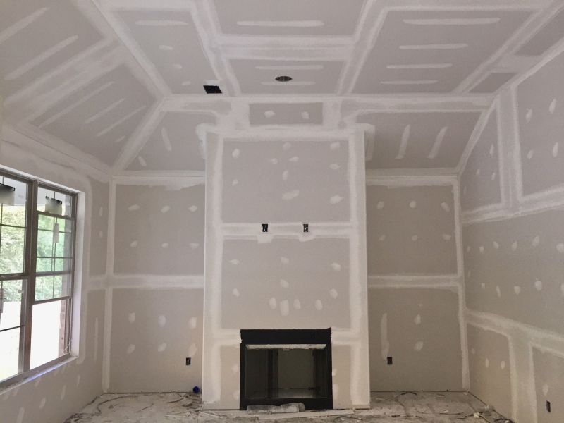 Drywall in a Living Room