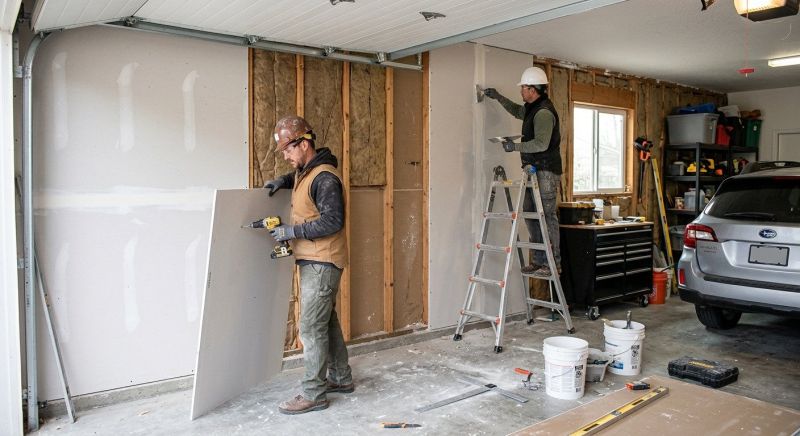 Garage Wallboard Installation in Kansas City, KS
